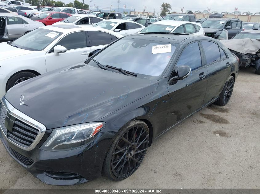 2014 Mercedes-Benz S 550 VIN: WDDUG8CB7EA043038 Lot: 40339945