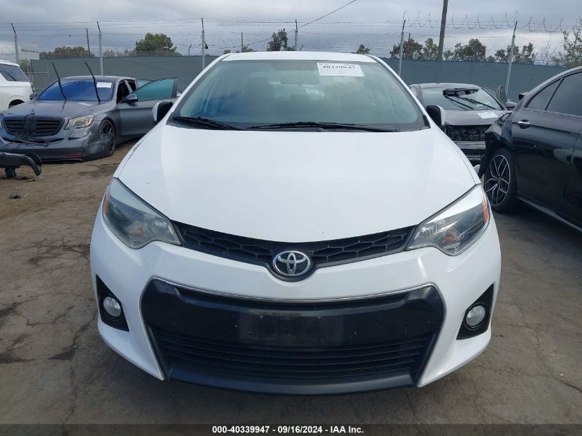 2016 Toyota Corolla S Plus VIN: 5YFBURHE1GP469227 Lot: 40339947