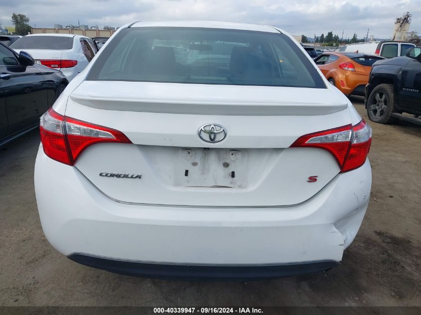 2016 Toyota Corolla S Plus VIN: 5YFBURHE1GP469227 Lot: 40339947