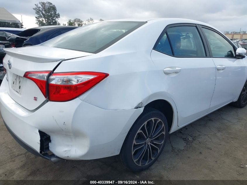 2016 Toyota Corolla S Plus VIN: 5YFBURHE1GP469227 Lot: 40339947