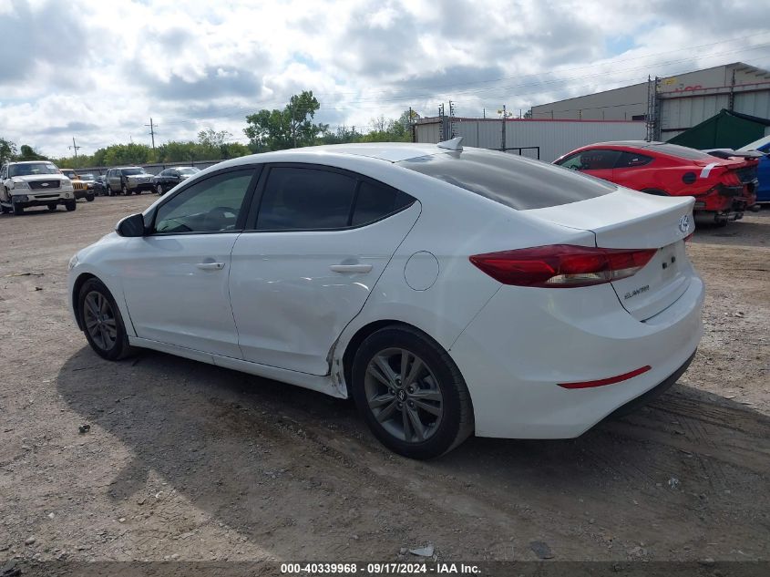 2018 HYUNDAI ELANTRA SEL - 5NPD84LF1JH319185