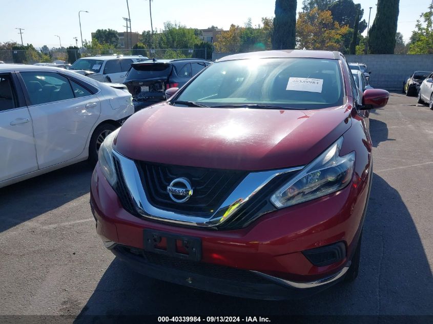 2018 Nissan Murano S VIN: 5N1AZ2MG1JN171319 Lot: 40339984