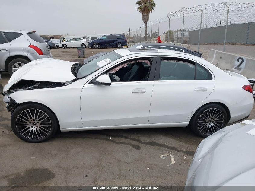 2023 MERCEDES-BENZ C 300 SEDAN VIN: W1KAF4GB7PR087831