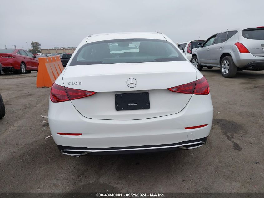 2023 MERCEDES-BENZ C 300 SEDAN VIN: W1KAF4GB7PR087831