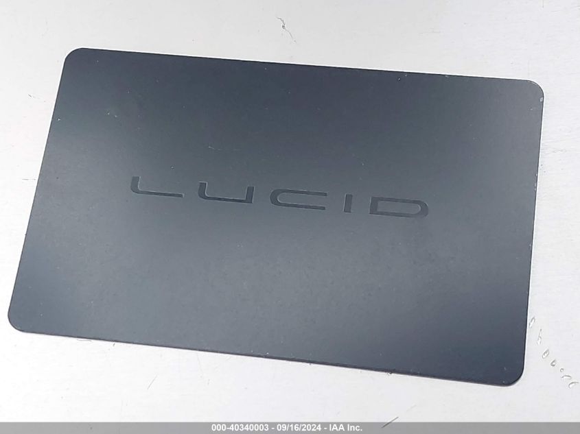 2023 Lucid Air Pure VIN: 50EA1PFA2PA009731 Lot: 40340003