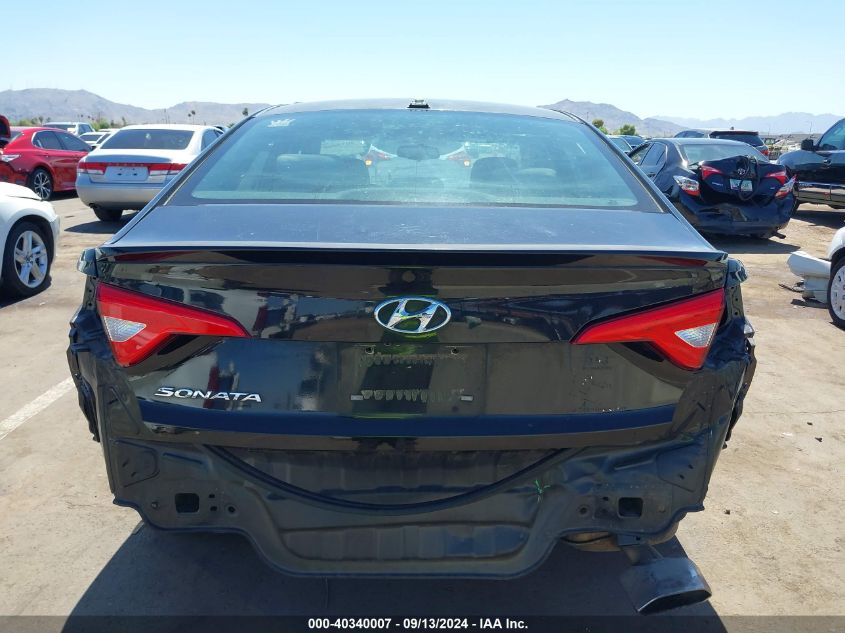 2016 Hyundai Sonata Se VIN: 5NPE24AFXGH433395 Lot: 40340007