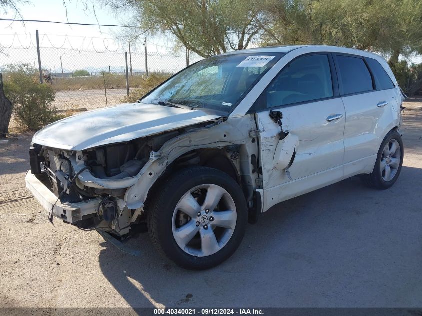 2008 Acura Rdx VIN: 5J8TB18278A016609 Lot: 40340021