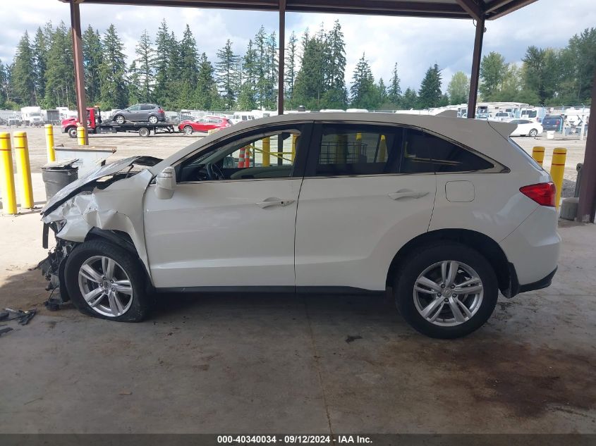 2013 Acura Rdx VIN: 5J8TB4H57DL022548 Lot: 40340034