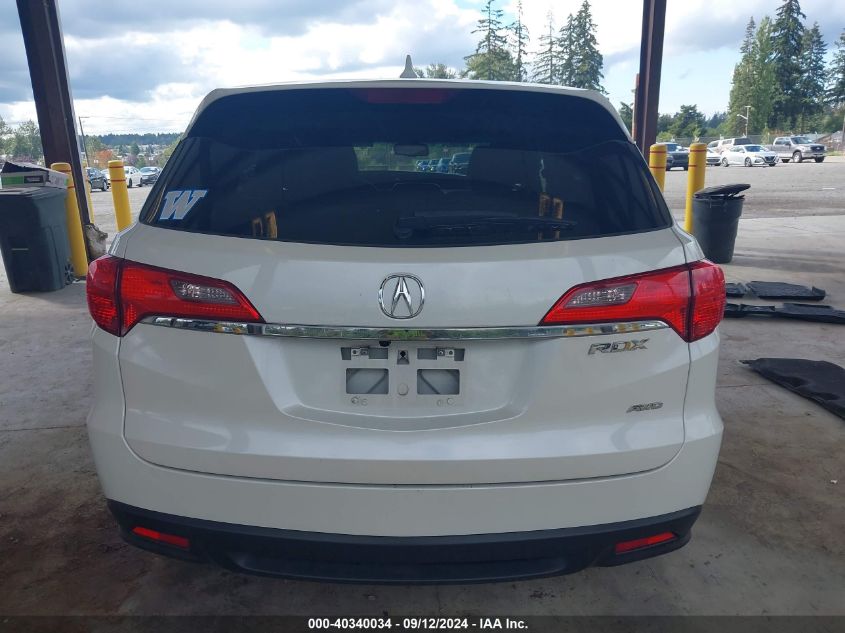 2013 Acura Rdx VIN: 5J8TB4H57DL022548 Lot: 40340034