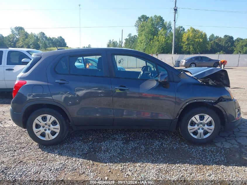 2016 Chevrolet Trax 1Ls VIN: 3GNCJKSB1GL260948 Lot: 40340039