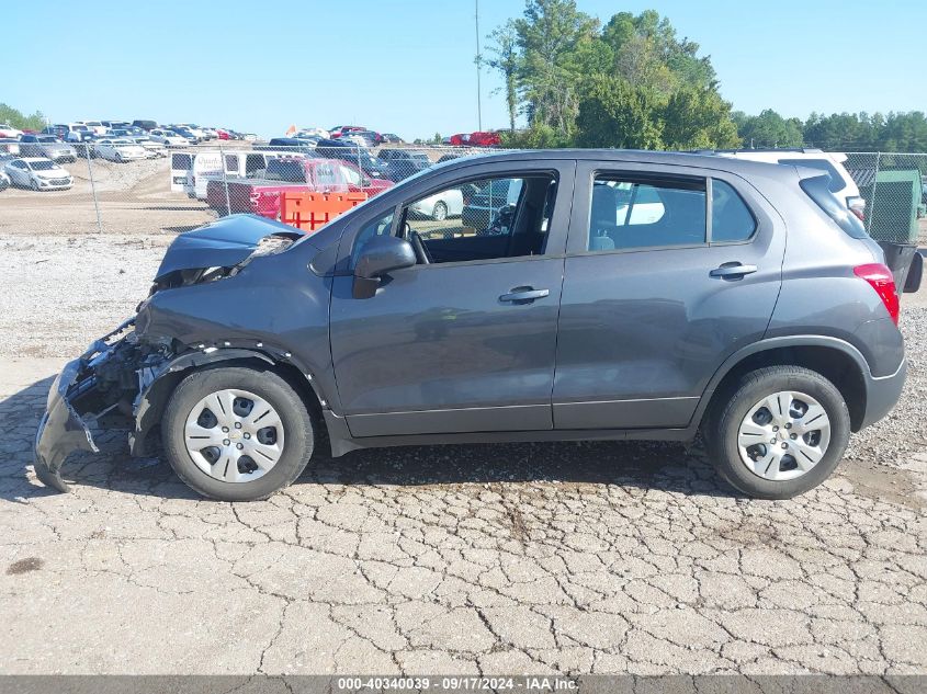 2016 Chevrolet Trax 1Ls VIN: 3GNCJKSB1GL260948 Lot: 40340039