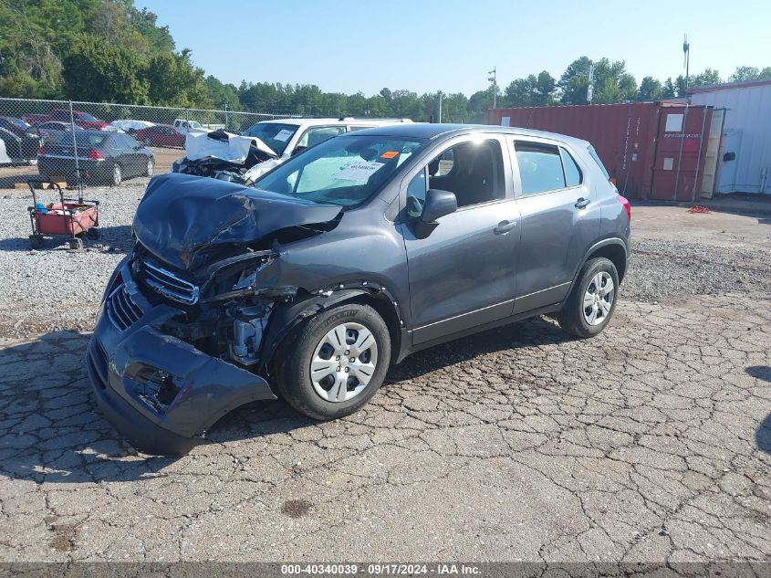 3GNCJKSB1GL260948 2016 CHEVROLET TRAX - Image 2