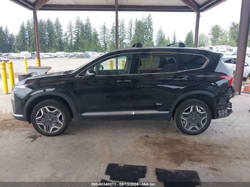 2022 Hyundai Santa Fe Hybrid Sel Premium VIN: KM8S3DA18NU051398 Lot: 40340073