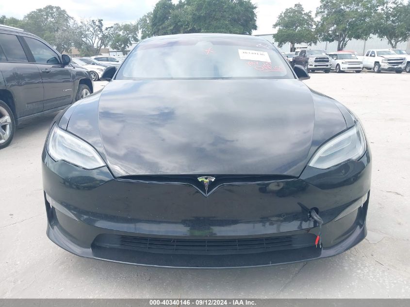 2021 Tesla Model S Long Range Dual Motor All-Wheel Drive VIN: 5YJSA1E55MF428380 Lot: 40340146