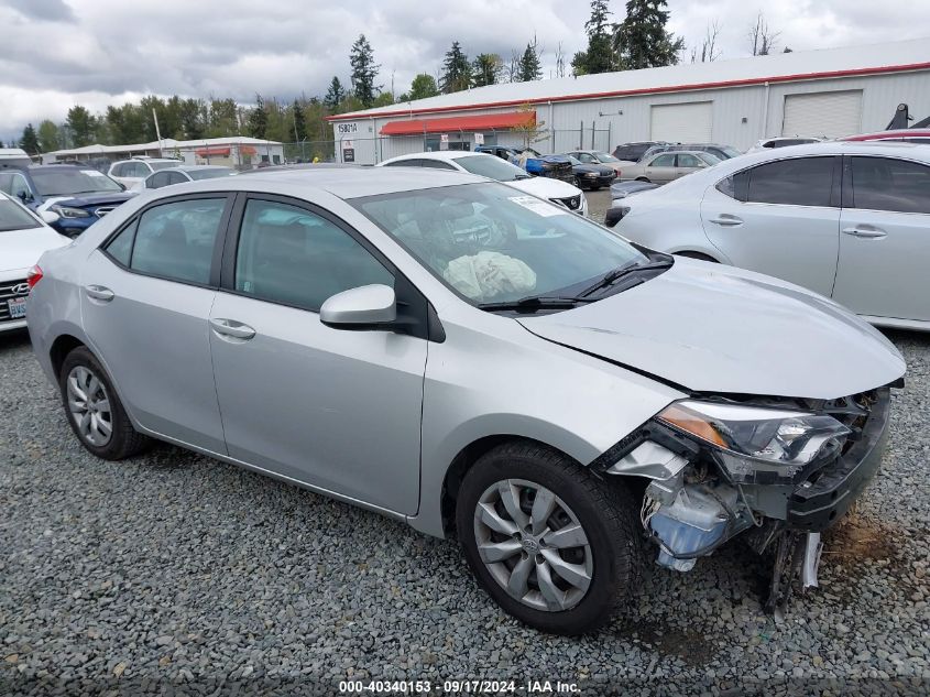 2016 Toyota Corolla Le VIN: 2T1BURHE1GC652532 Lot: 40340153