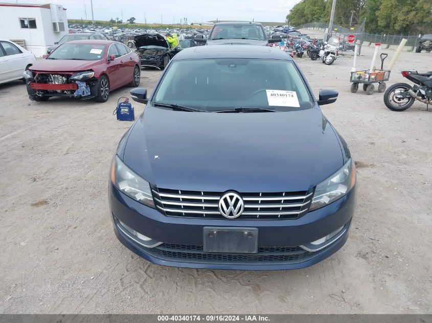 1VWCT7A39EC060755 2014 Volkswagen Passat 1.8T Sel Premium