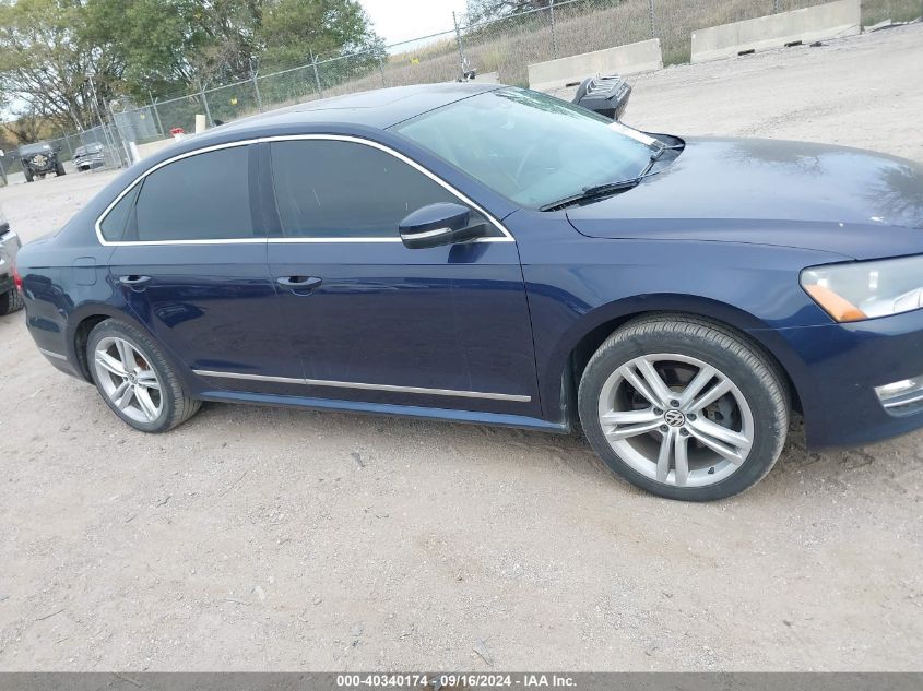 1VWCT7A39EC060755 2014 Volkswagen Passat 1.8T Sel Premium