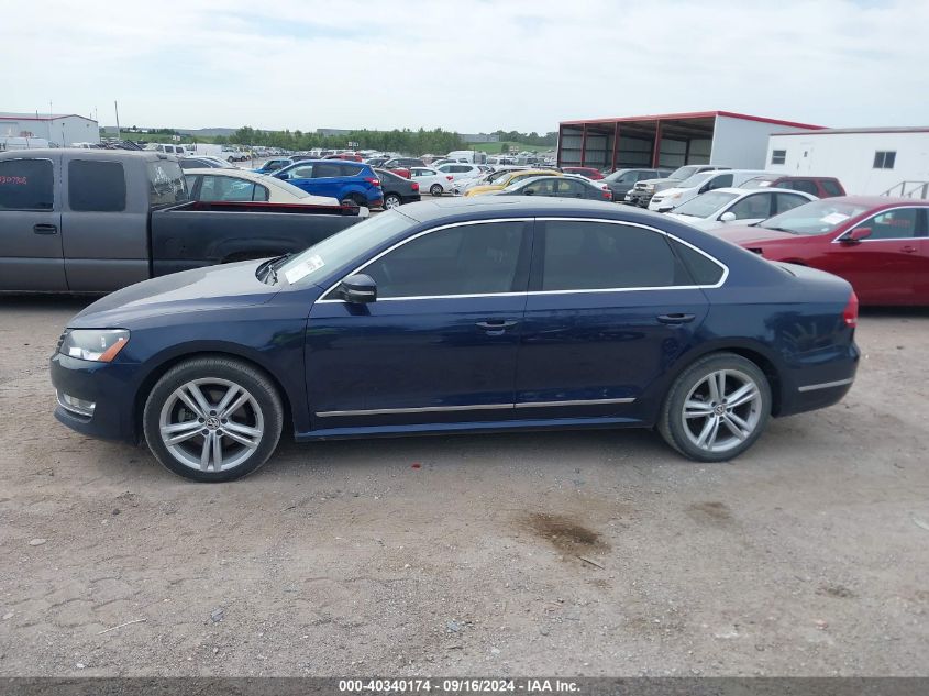 1VWCT7A39EC060755 2014 Volkswagen Passat 1.8T Sel Premium