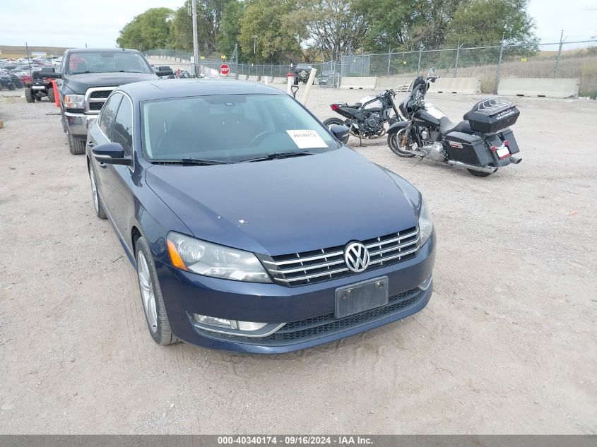 1VWCT7A39EC060755 2014 Volkswagen Passat 1.8T Sel Premium