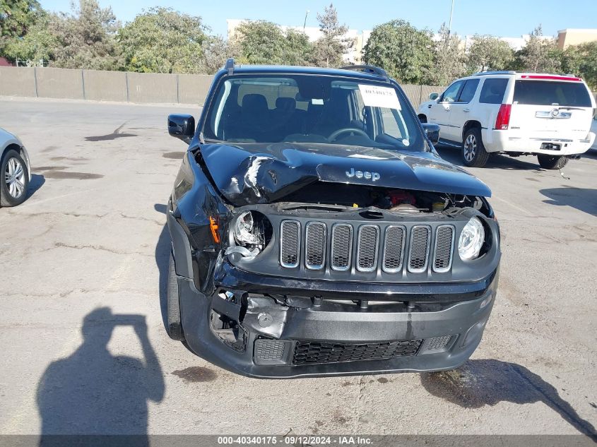 2018 Jeep Renegade Latitude Fwd VIN: ZACCJABB2JPH29241 Lot: 40340175