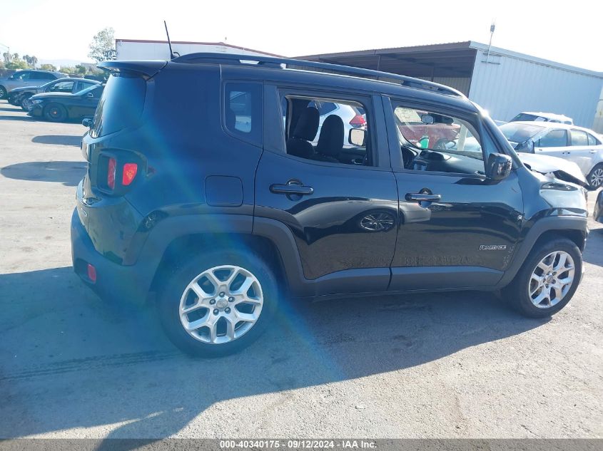 2018 Jeep Renegade Latitude Fwd VIN: ZACCJABB2JPH29241 Lot: 40340175