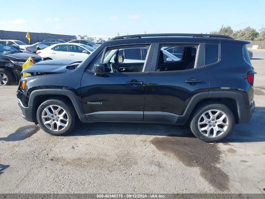 2018 Jeep Renegade Latitude Fwd VIN: ZACCJABB2JPH29241 Lot: 40340175