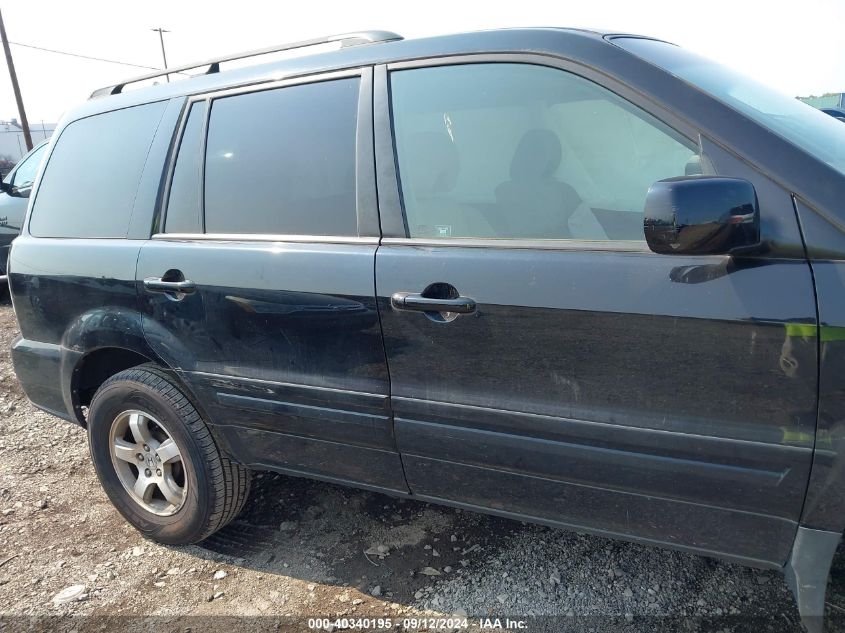 2007 Honda Pilot Ex VIN: 2HKYF18407H532361 Lot: 40340195