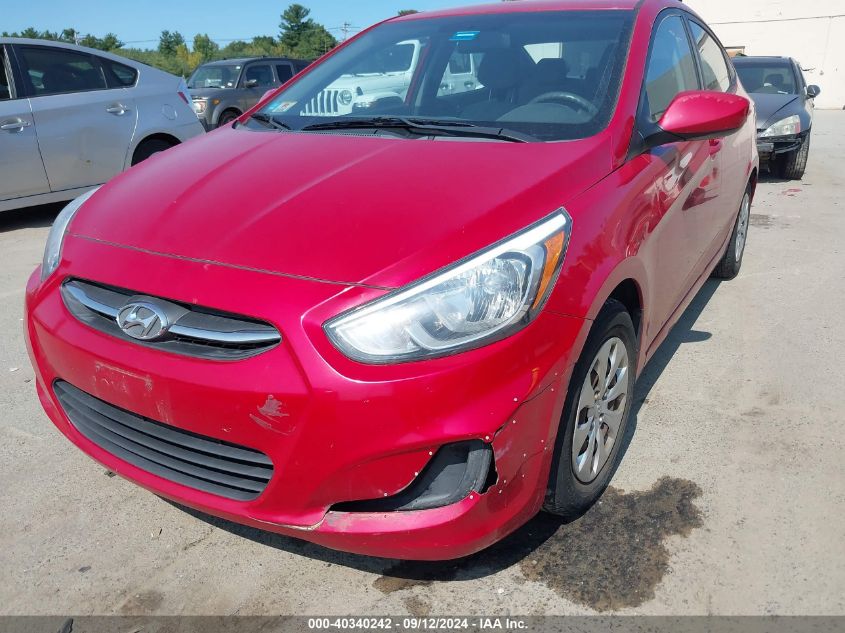 2015 Hyundai Accent Gls VIN: KMHCT4AE3FU929344 Lot: 40340242