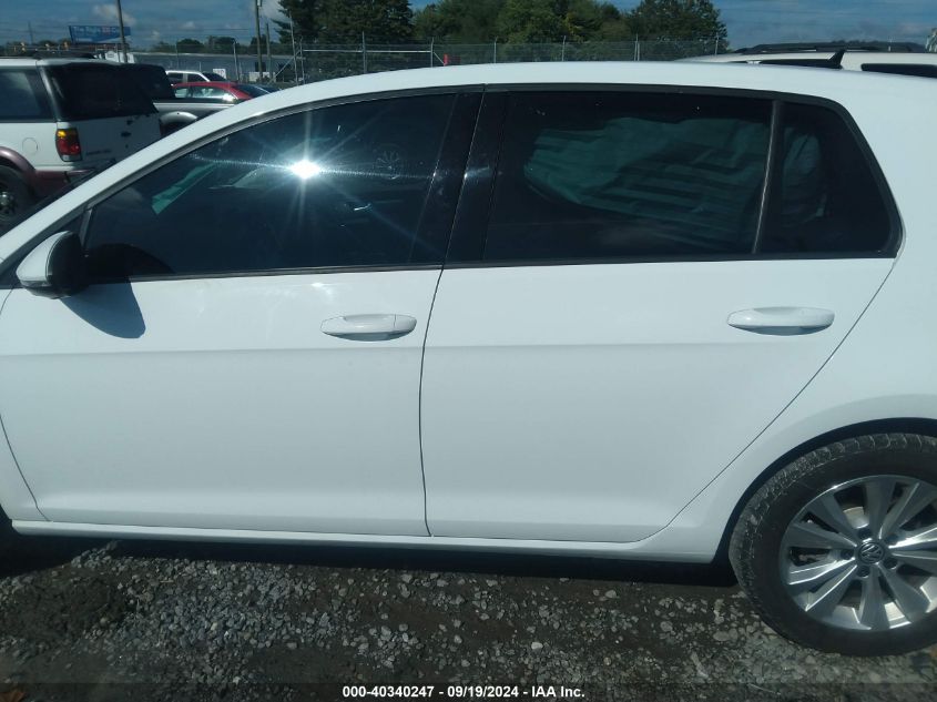 3VWG17AU7JM277505 2018 Volkswagen Golf Tsi S/Tsi Se