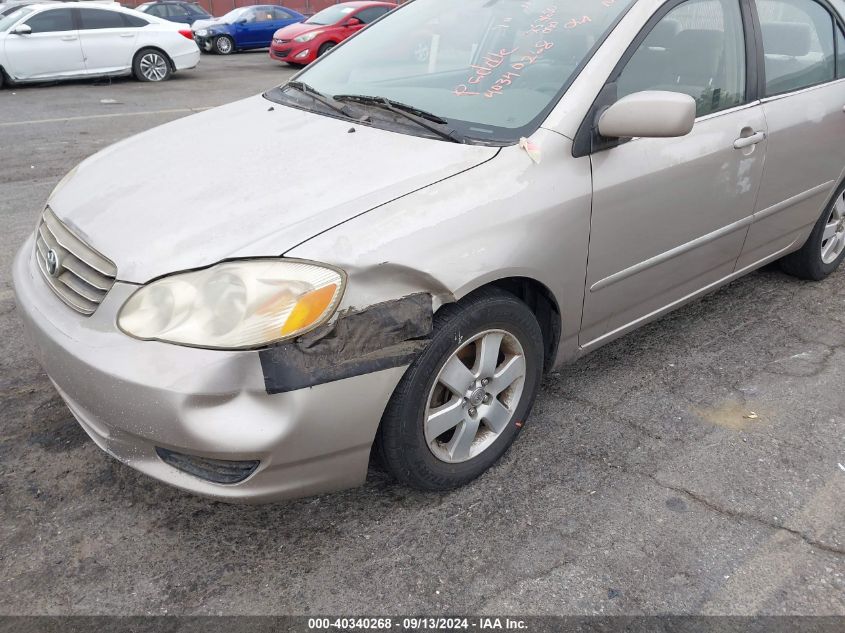 2003 Toyota Corolla Le VIN: 1NXBR32E33Z150444 Lot: 40340268