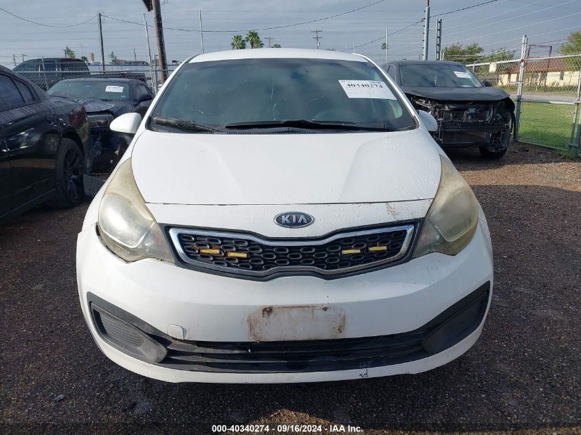 2012 Kia Rio Ex VIN: KNADN4A37C6068071 Lot: 40340274