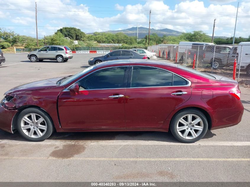 2008 Lexus Es 350 350 VIN: JTHBJ46G182207738 Lot: 40340283