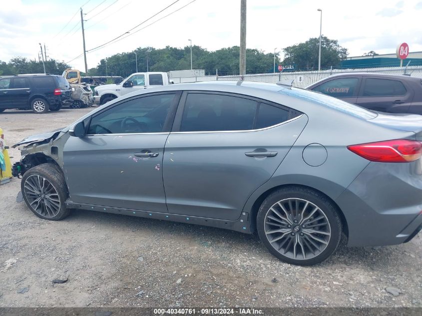 2018 Hyundai Elantra Sport VIN: KMHD04LB2JU576734 Lot: 40340761