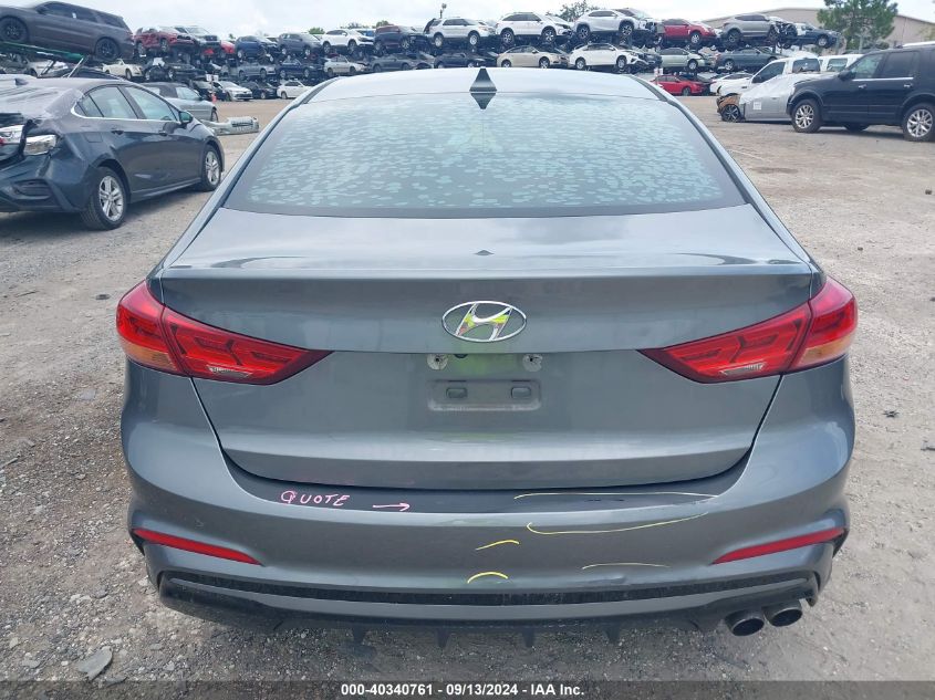 2018 Hyundai Elantra Sport VIN: KMHD04LB2JU576734 Lot: 40340761