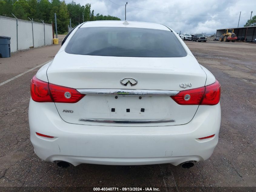 2014 Infiniti Q50 Premium VIN: JN1BV7AR0EM702533 Lot: 40340771