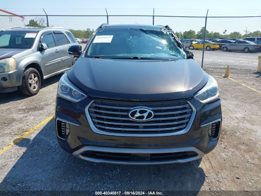 2017 Hyundai Santa Fe Limited Ultimate VIN: KM8SRDHF6HU176159 Lot: 40340817