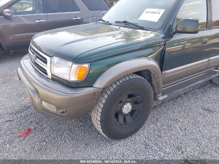 2000 Toyota 4Runner Limited V6 VIN: JT3HN87R4Y0289391 Lot: 40340824