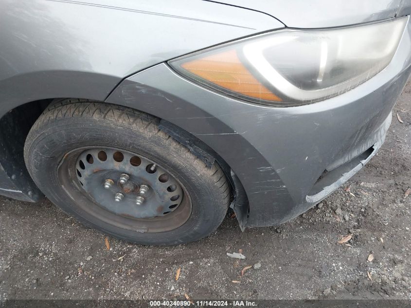 VIN KMHD74LF0HU428591 2017 HYUNDAI ELANTRA SE