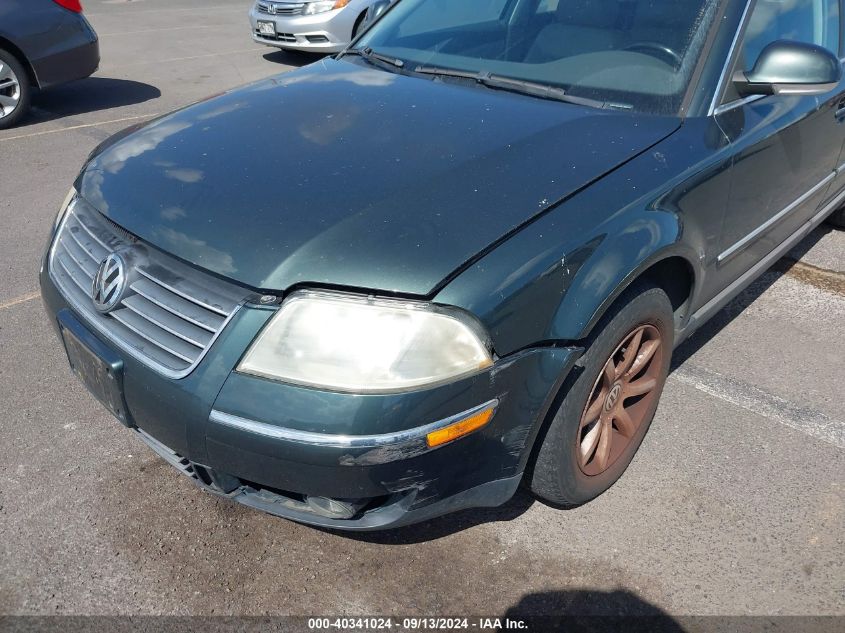 2004 Volkswagen Passat Gls VIN: WVWVD63B44E188928 Lot: 40341024