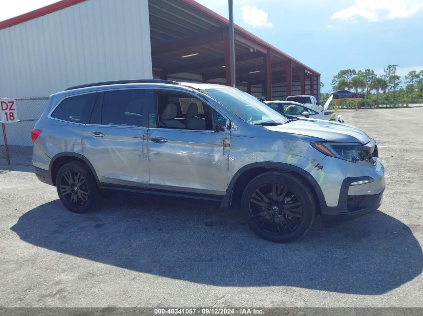 2022 Honda Pilot 2Wd Special Edition VIN: 5FNYF5H25NB034822 Lot: 40327055