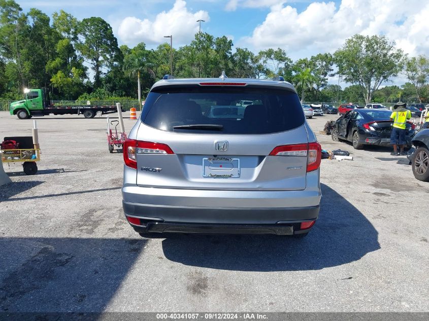 2022 Honda Pilot 2Wd Special Edition VIN: 5FNYF5H25NB034822 Lot: 40327055