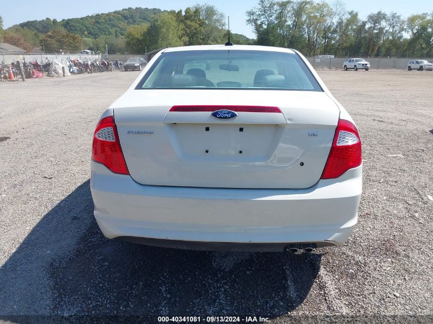 2010 Ford Fusion Se VIN: 3FAHP0HA6AR362725 Lot: 40341081