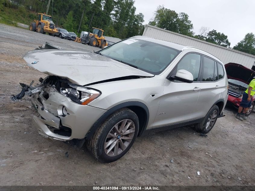 2016 BMW X3 xDrive28I VIN: 5UXWX9C59G0D64706 Lot: 40341094