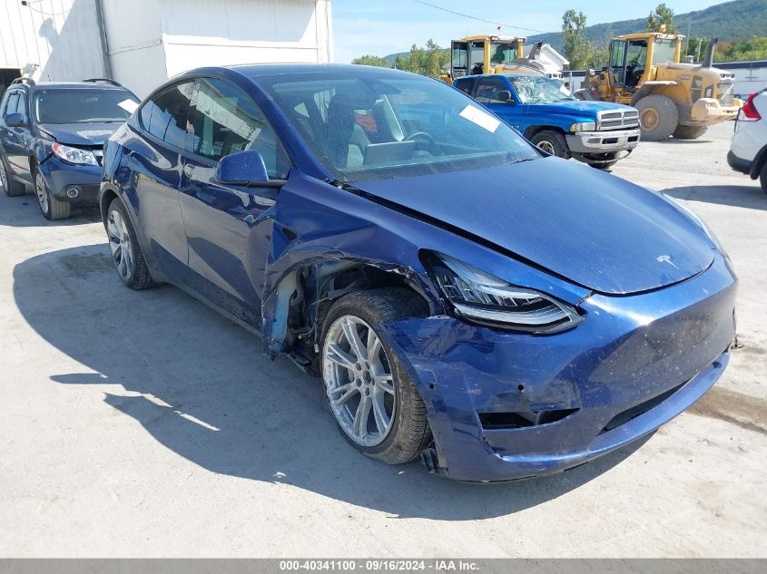 2021 Tesla Model Y Long Range Dual Motor All-Wheel Drive VIN: 5YJYGAEEXMF259692 Lot: 40341100