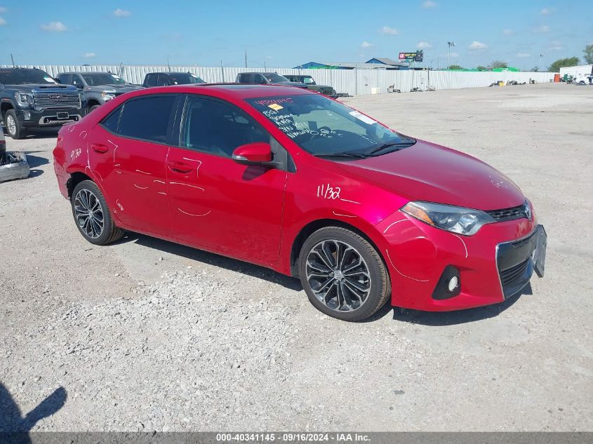 2014 Toyota Corolla S Premium VIN: 5YFBURHE5EP166643 Lot: 40341145