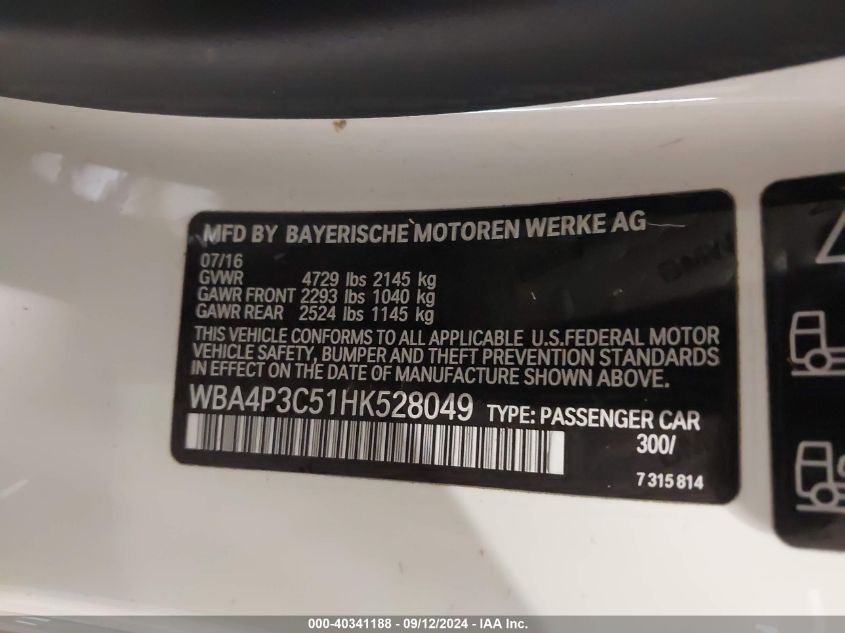 WBA4P3C51HK528049 2017 BMW 440I xDrive