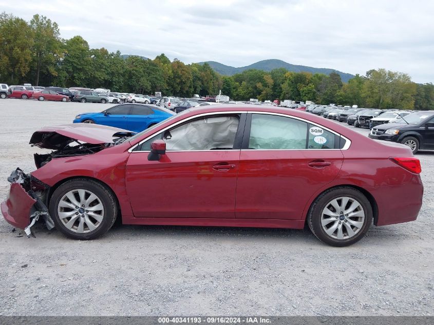 2016 Subaru Legacy 2.5I Premium VIN: 4S3BNAC68G3012647 Lot: 40341193