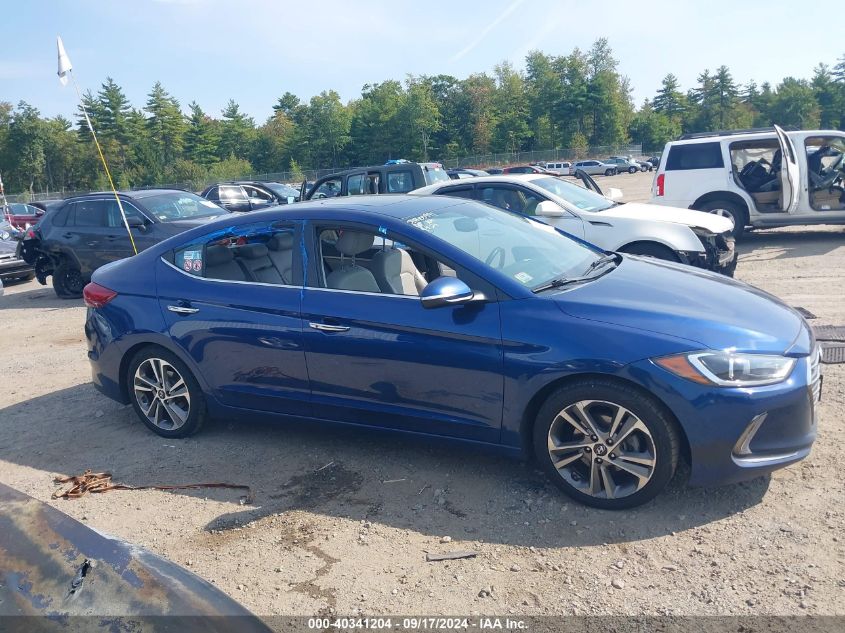 2017 HYUNDAI ELANTRA LIMITED - 5NPD84LF4HH005623