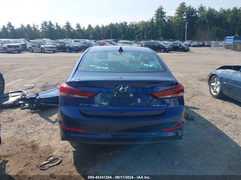 2017 HYUNDAI ELANTRA LIMITED - 5NPD84LF4HH005623