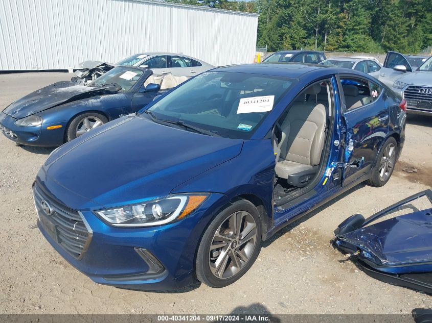 2017 HYUNDAI ELANTRA LIMITED - 5NPD84LF4HH005623